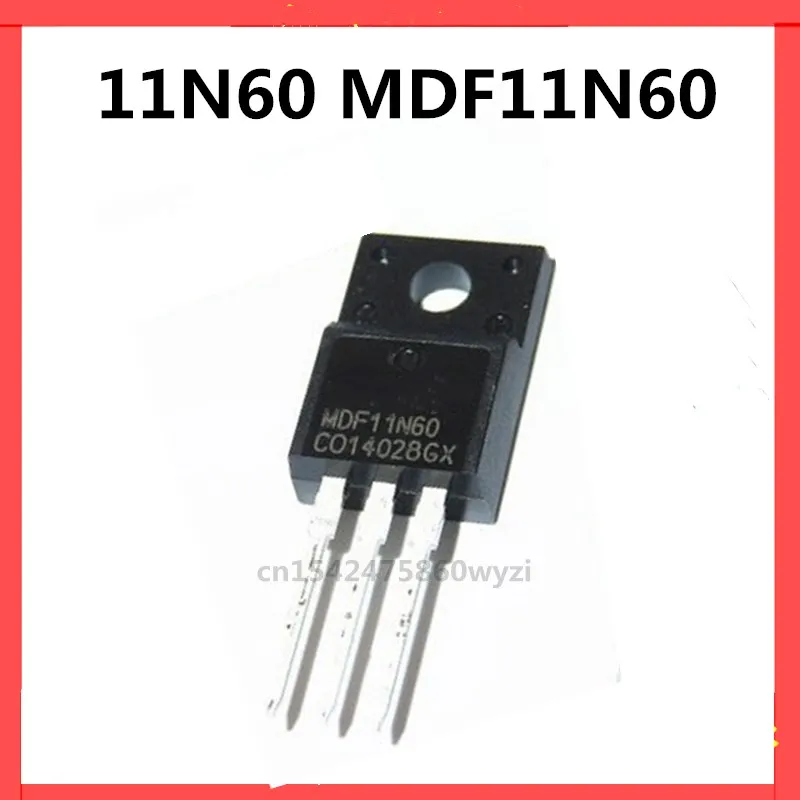 Novo 5 peças/11n60 mdf11n60 11a/600v TO-220F