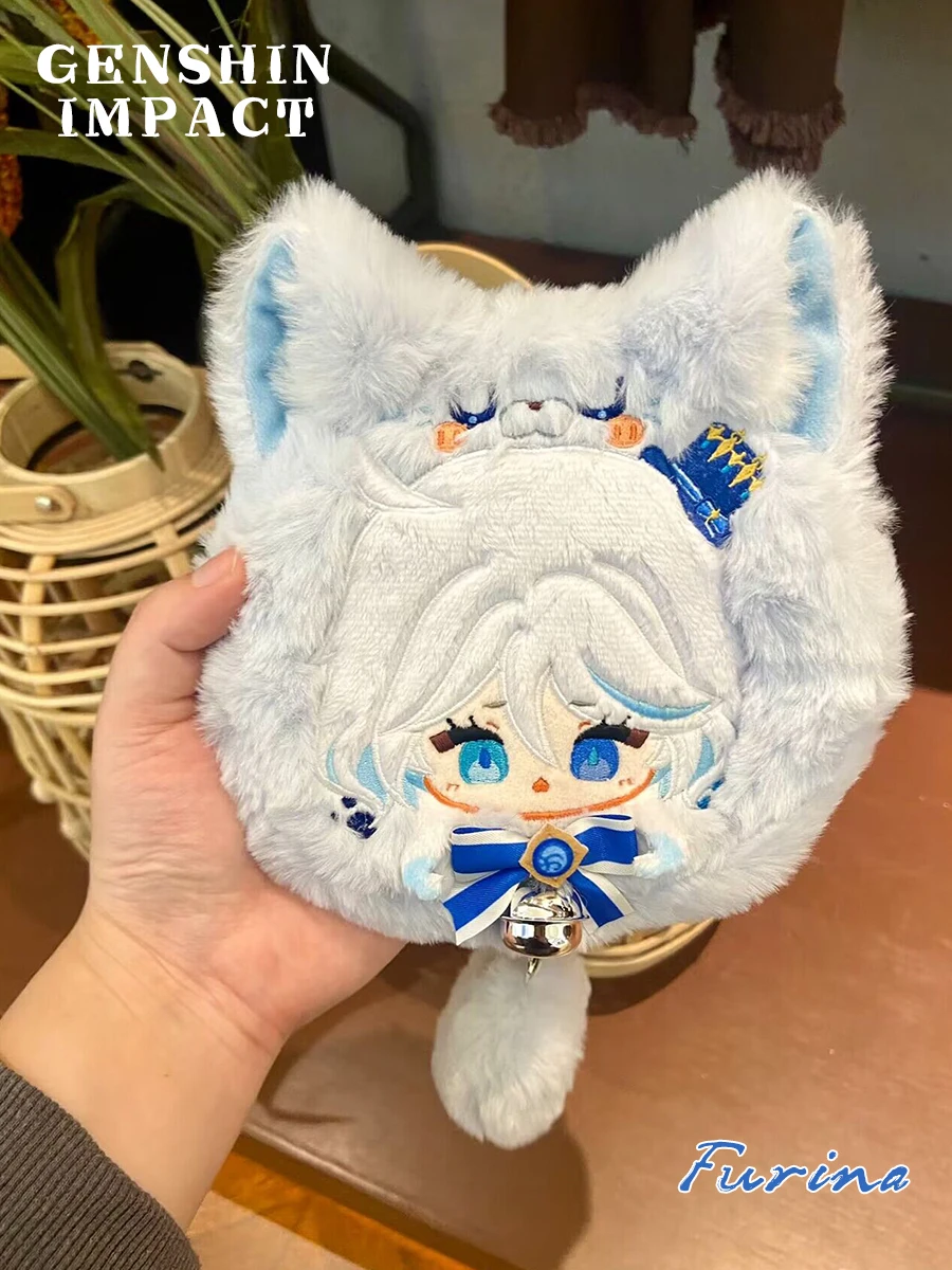 

Игра Genshin Impact Fontaine Water God Focalors мультяшный кошелек для монет Furina студенческий кошелек сумка для карт сумка для наушников мультяшные подарки