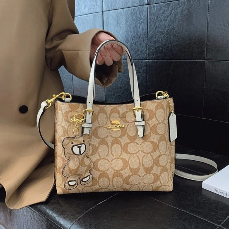 Borsa a secchiello, grande capacità, sensazione di fascia alta, borsa tote, alla moda per il pendolarismo al lavoro, borsa da donna, borsa a tracolla, borsa a tracolla