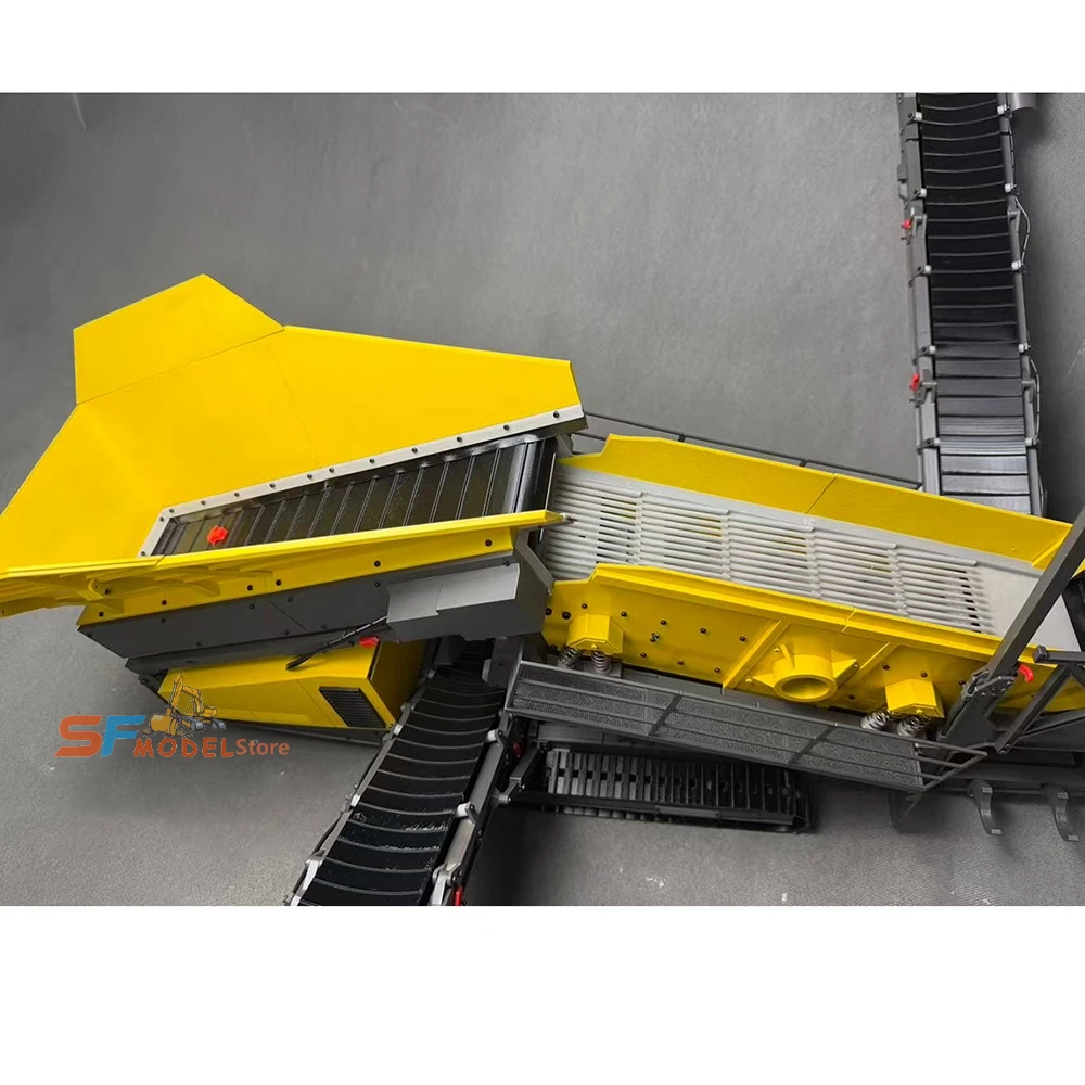 1/14 Screening Machine Engineering Machinery Model Miniature Construction Site Scene RC Truck Electric Sand Screening Machine - view 3