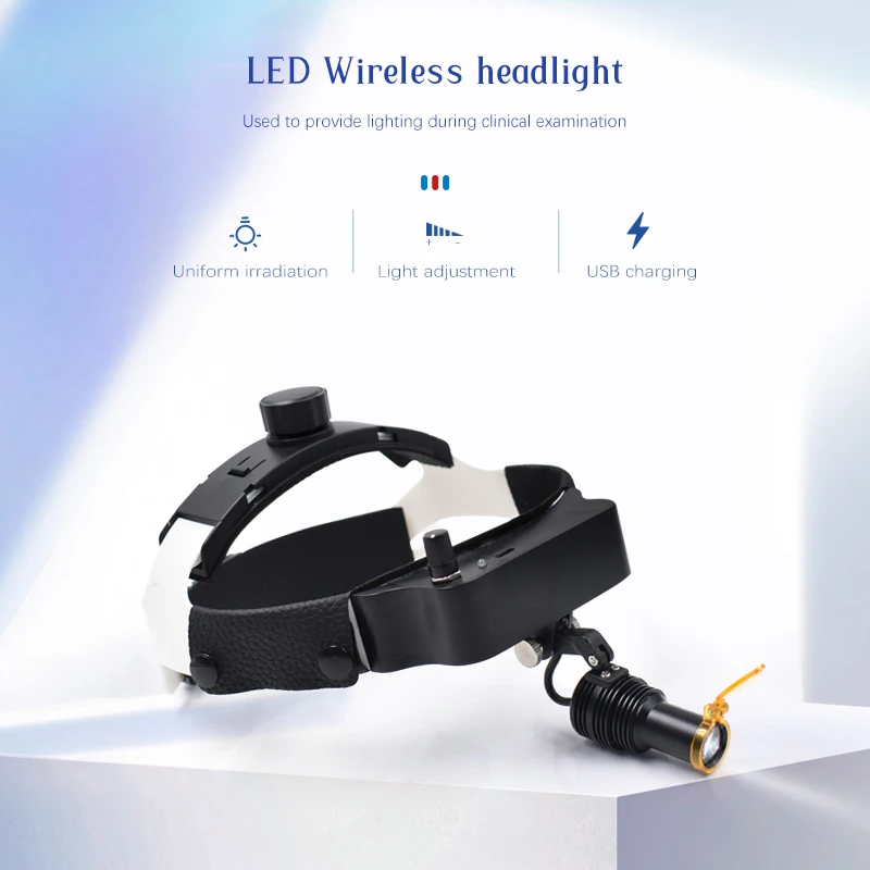 LED HeadLight Headlamp 5W High Brightness Spotlight  Adjustable Spot Size Wireless