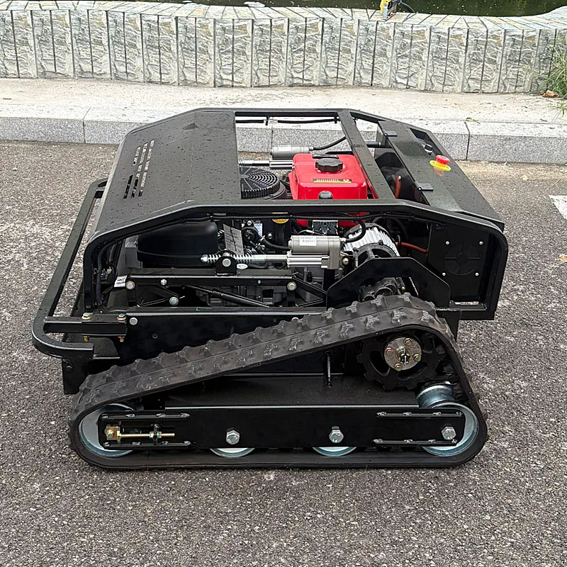 In stock, fast delivery, customized remote-controlled tracked lawnmower