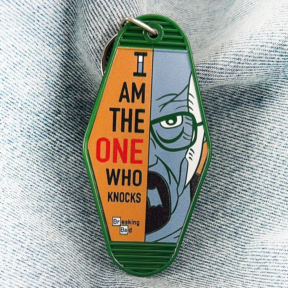 Breaking Bad Keychain I Am The One Who Knocks Key Tag Live Free Or Die Heisenberg Peripheral Pendant