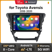 Junsun Android Wireless CarPlay Auto Car Radio For Toyota Avensis 2018-2020 Car Intelligent Systems DSP SWC RDS GPS FM BT