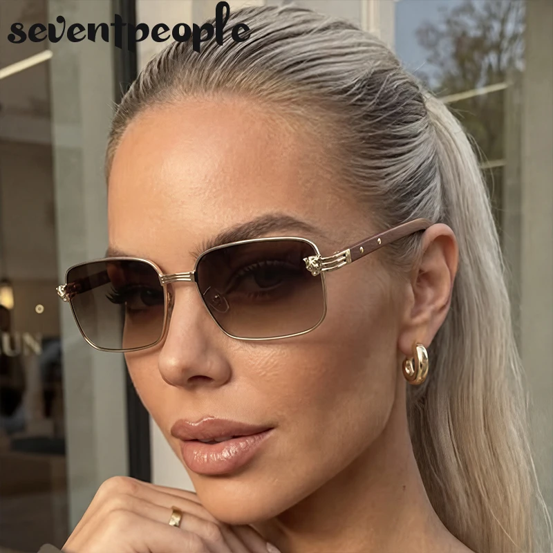 

Vintage Rectangle Punk Sunglasses Women 2026 Luxury Designer Trendy Steampunk Square Sun Glasses For Ladies Retro Outdoor Shades