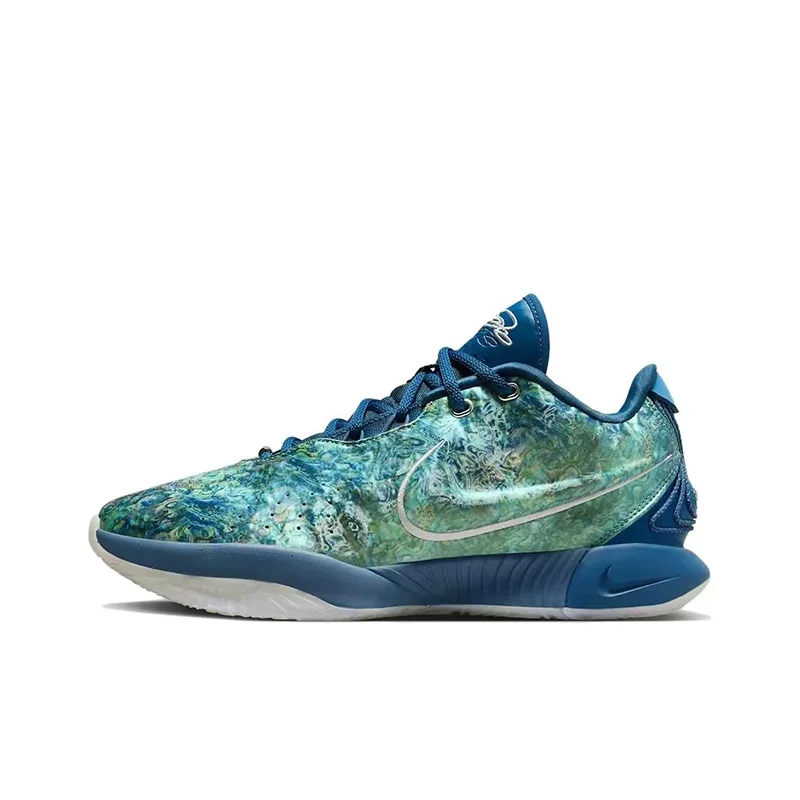 Nike LeBron 21 Tahitian FB2236-001 Comfortable shock-absorbing and non-slip low-top basketball shoes for men