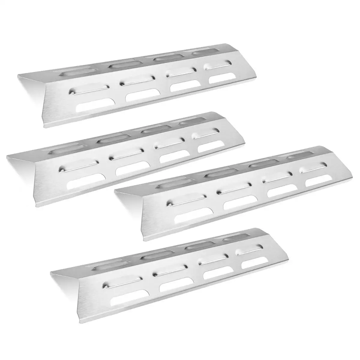 4Pcs Ersatz Edelstahl Wärme Platte Schild Grill Grill Perfekte Flamme Gas Grill Modelle SLG2007A, SLG2007B, SLG2007BN