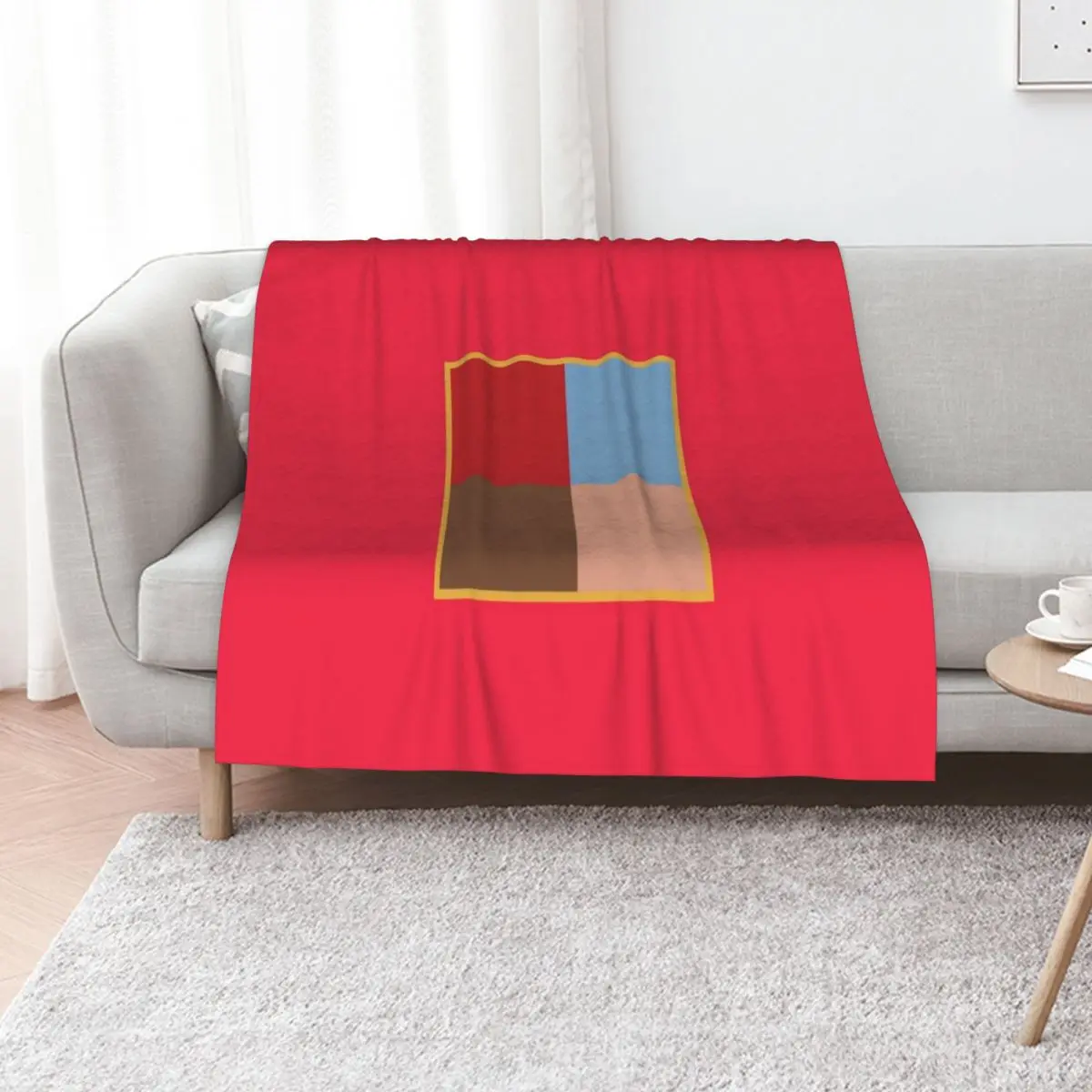 my beautiful dark twisted fantasy minimal album cover Throw Blanket Warm Polar Giant Sofa Sofas Summer Blankets