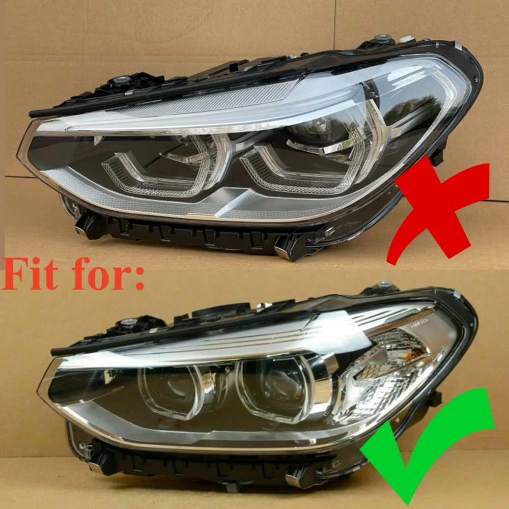 Bright White Angel Eyes DRL Board For 2019 2020 2021 BMW X3 G01 F97 X4 G02 F98 Non-Adaptive LED Headlight Daytime Running Light