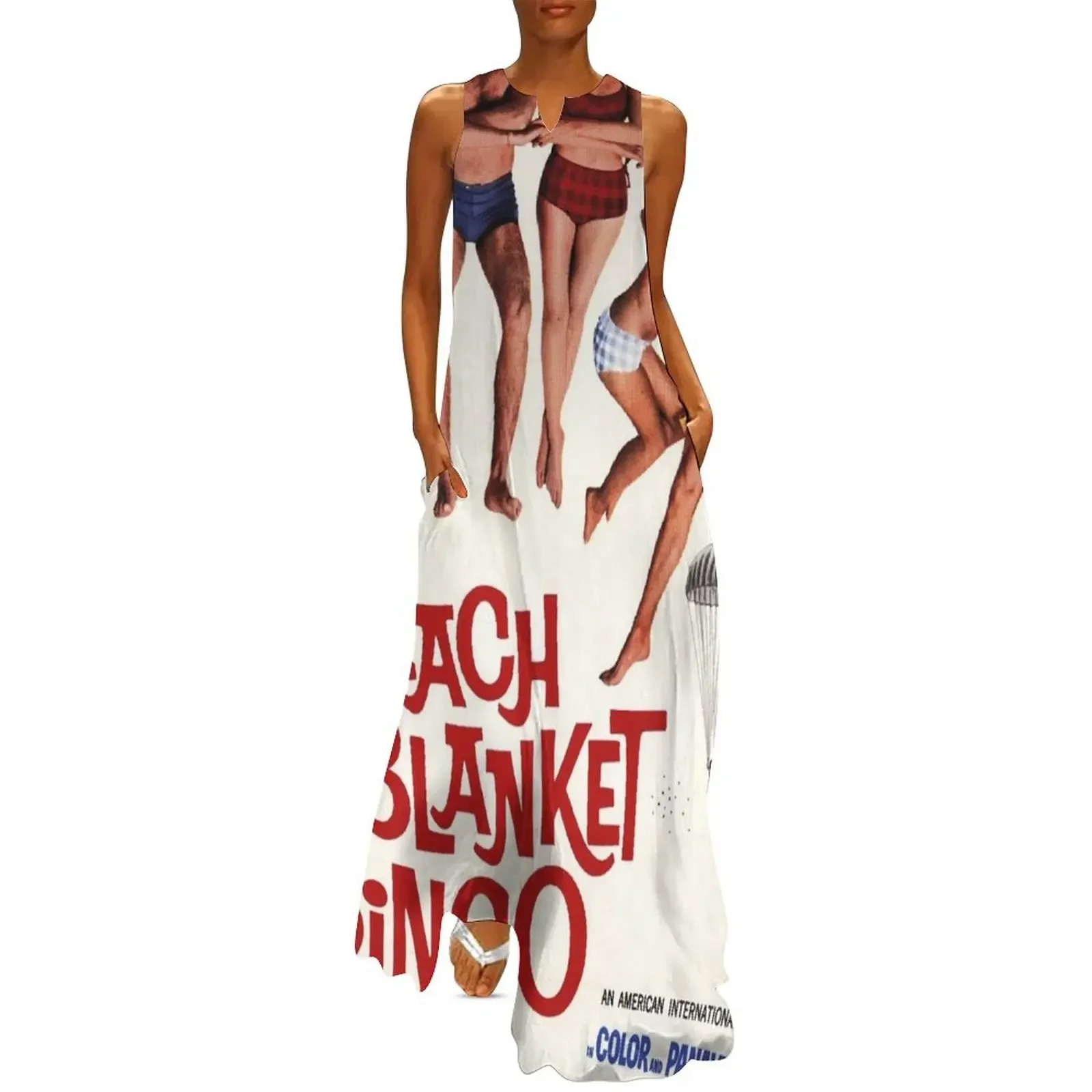 

Beach Blanket Bingo Long Dress Female clothing long sleeve dress Dress