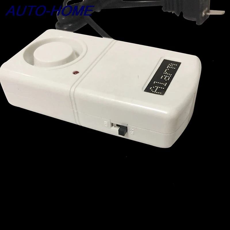 Automatic 220V Power Failure Alarm White 120db LED Power Cut Failure Outage Automatic Alarm Waring Siren Indicator