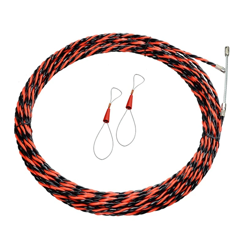 Y50A 25M Cable Wire Guide Three-Strand Wall Threader Cable Stringer Electrician Threader Cable Tools for Telecom Power