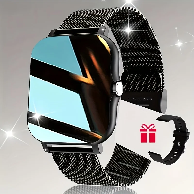 VETXI Smartwatch for iPhone/Android, Full-Touch HD Screen