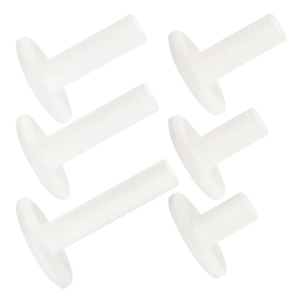 

6Pcs Silicone Golf Ball Holder Reusable Tee Stand Unbreakable Design for Accurate Hitting Stable Performance Practice Essential