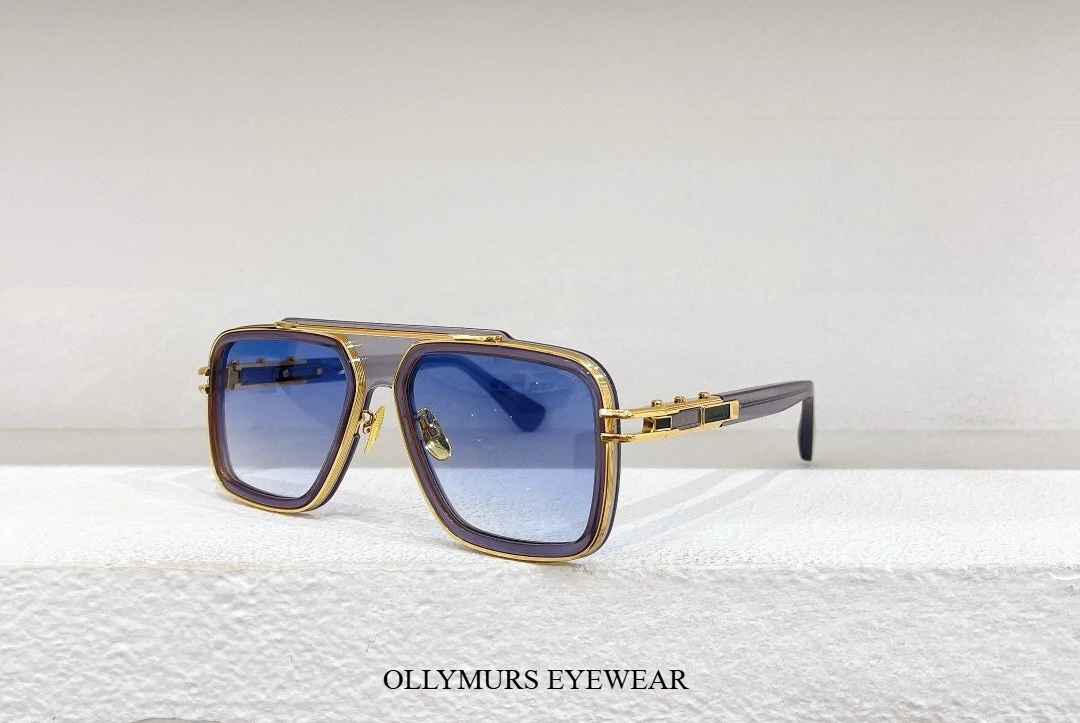 الأصلي DTS403 جديد الراقية مربع كبير الإطار موضة عبر النظارات الشمسية شخصية الرجعية الخفيفة الفاخرة UV واقية النظارات الشمسية