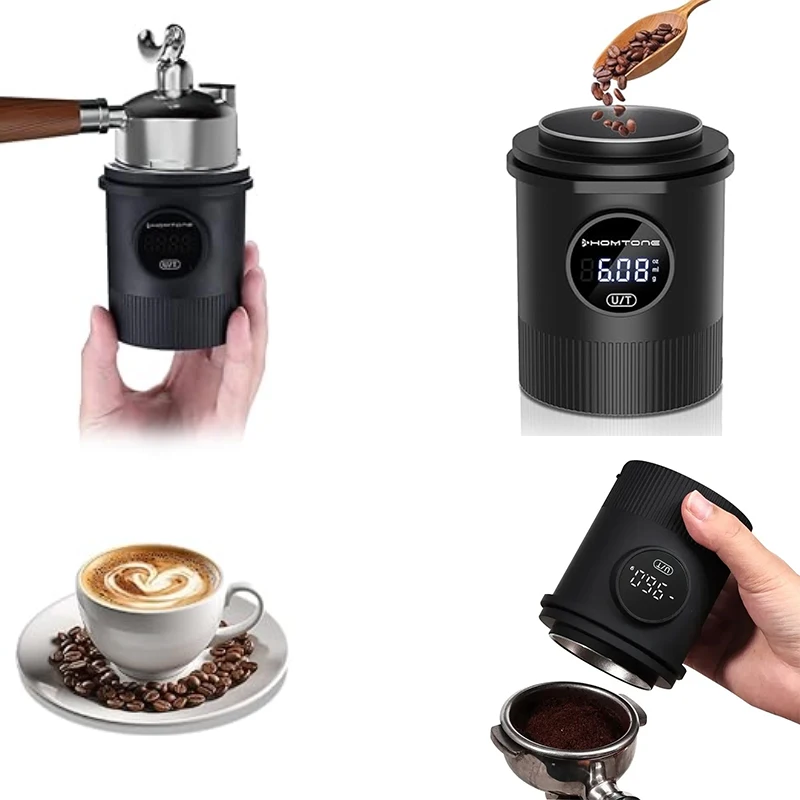 

2025 New Digital Coffee Scale Weighting LCD Rechargeable 500g Electronic Weighing Scale Coffee Utensils Suitable For 58mm Handle