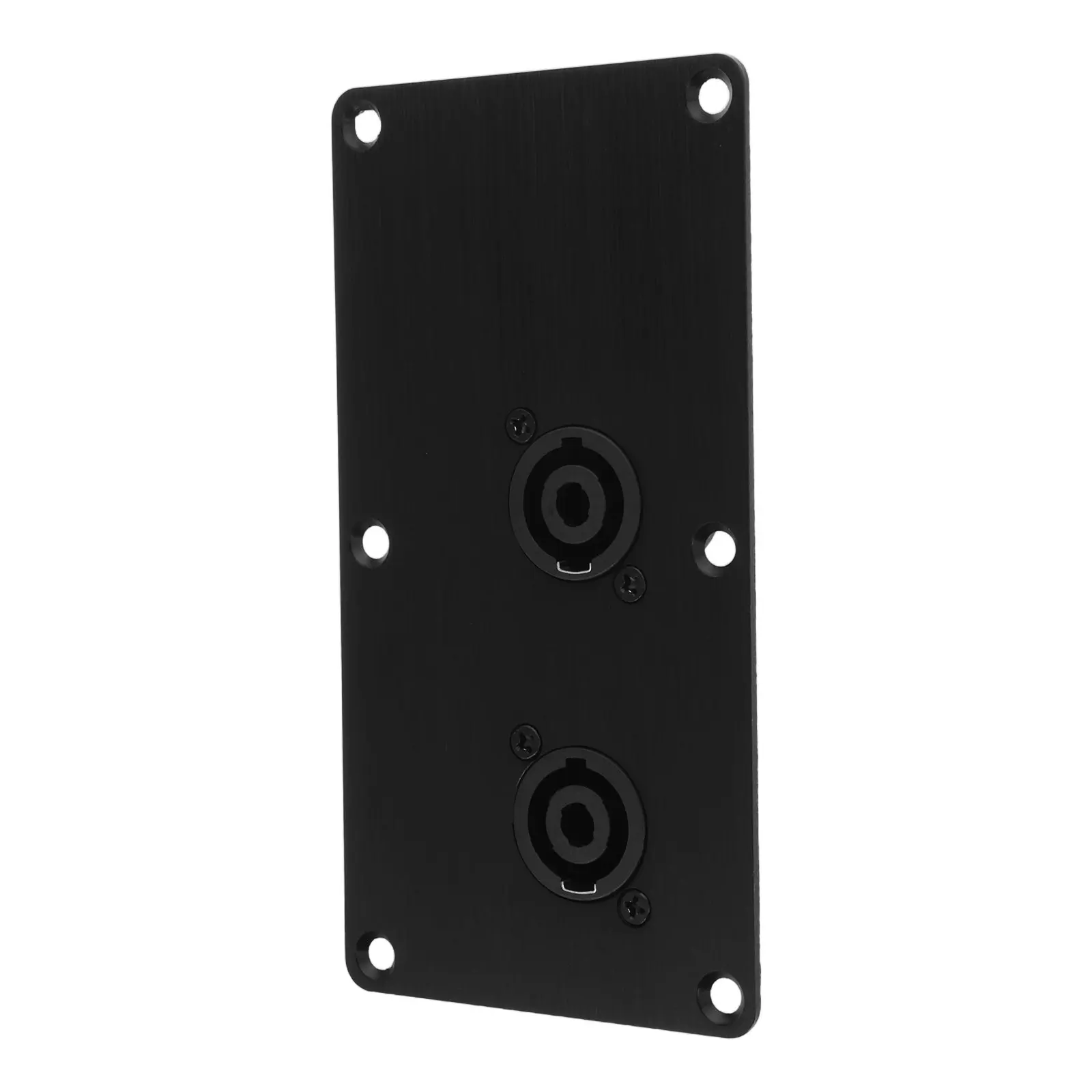 

Speaker Box Aluminum Plate Dual 4-Pin Xlr Backplate Audio Connector Panel for Professional Stage Studio Audio Speaker Jack Panel