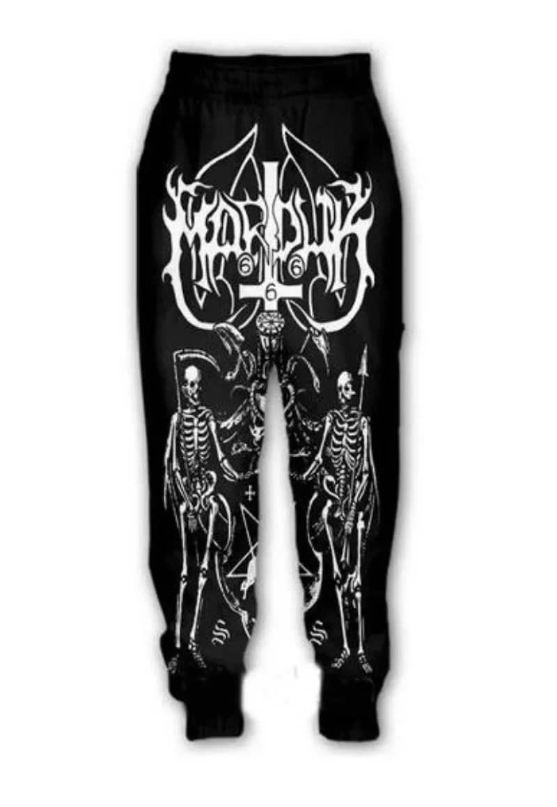 New Men/Womens Marduk Band Funny 3D Print Fashion Tracksuits Crewneck Couple hoodie Joggers Pants + Hoodies