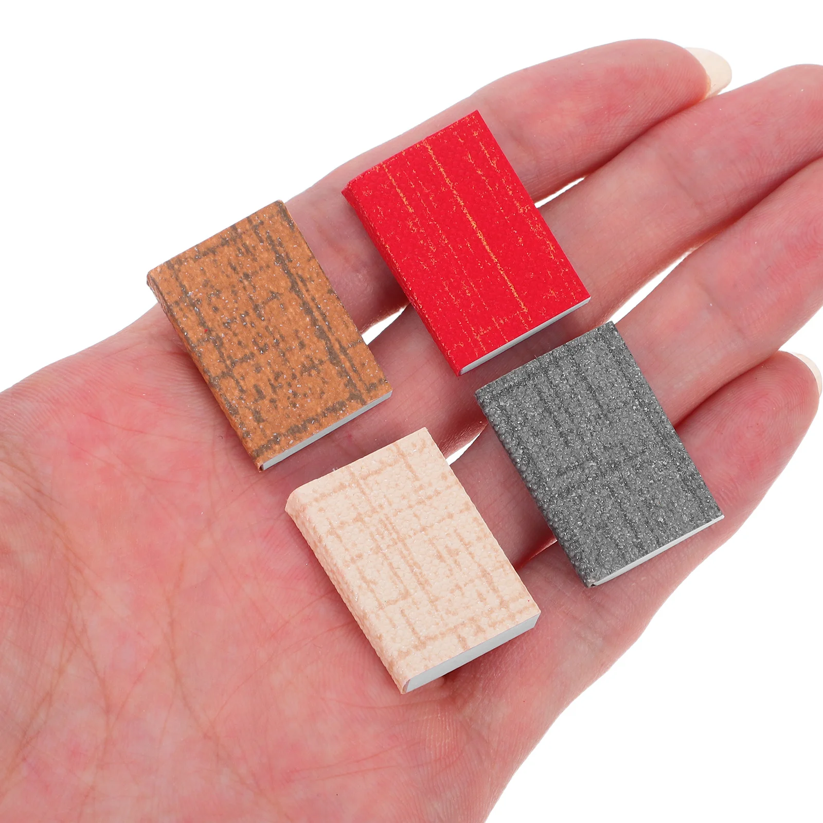 

16 Pcs Mini Classical Book Dollhouse Study Room Decor Accessories Tiny Bookshelf Props Blank Paper Decoration