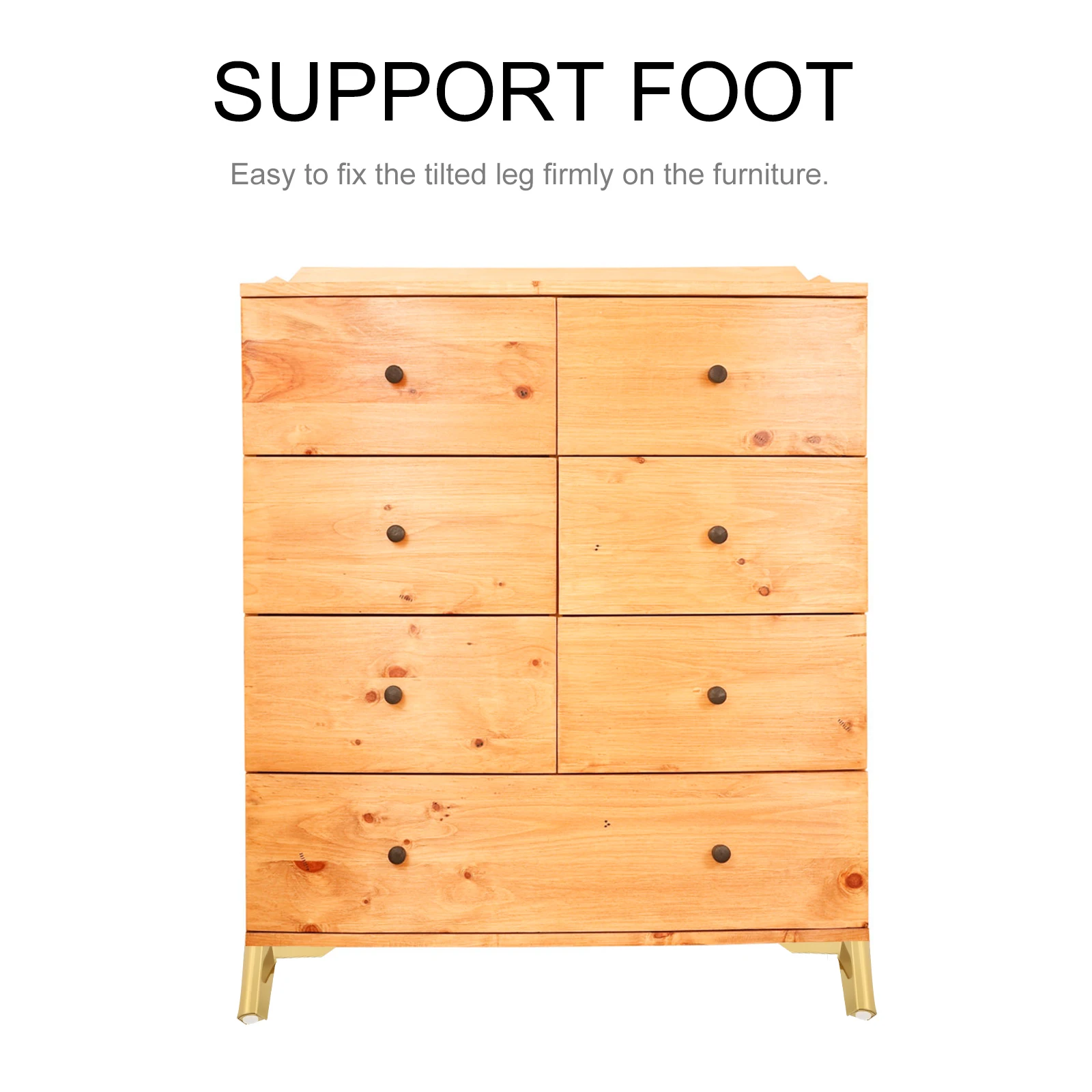 

4 Pcs Legs for Dresser Airplane Feet Tea Table Outdoor niture Cabinet Levelers