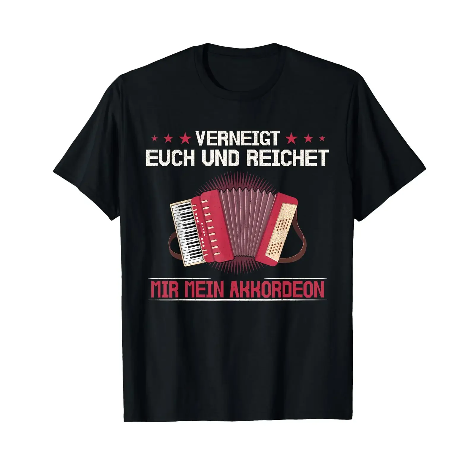 Accordionist Orchestra Styrian s Bow down and hand me my accordion T shirt black size S U neck vintage Washed graphic Slightly