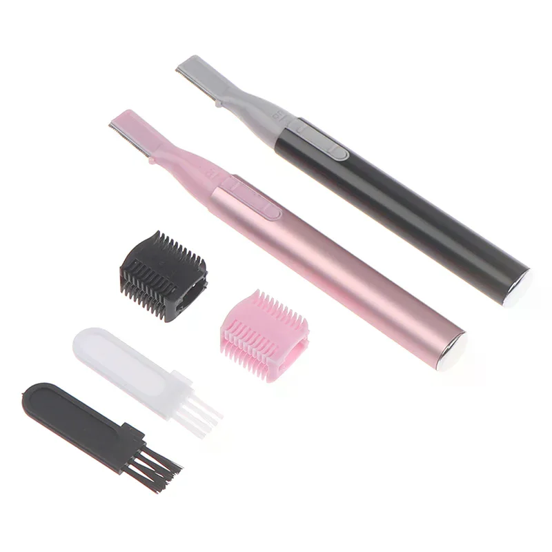 Practical Electric Face Eyebrow Scissors Hair Trimmer Mini Portable Women Body Shaver Remover Blade Razor Epilator view 4