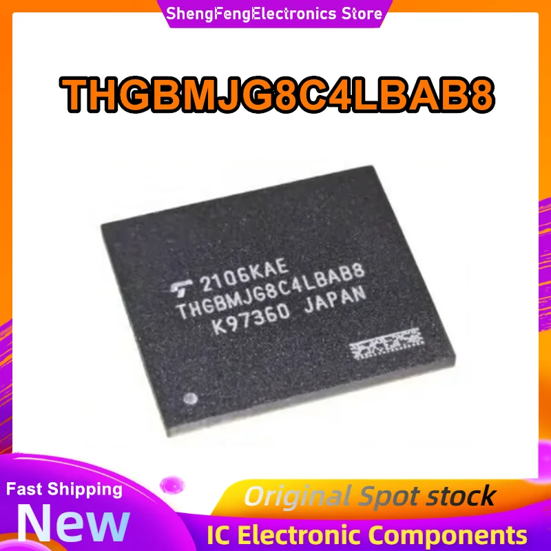 

THGBMJG8C4LBAB8 32GB industrial-grade EMMC V5.1 BGA153 IC New Original in Stock