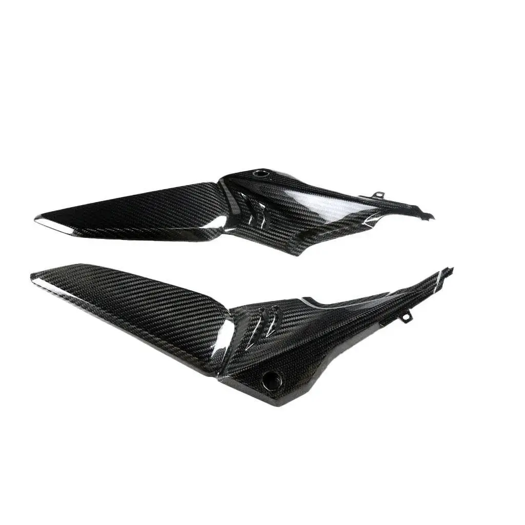 

For Honda CB650R CBR650R 2019-2024 Motorcycle 3K Dry Carbon Fiber Fuel Gas Tank Side Panel Fairing Cover Guard Protector