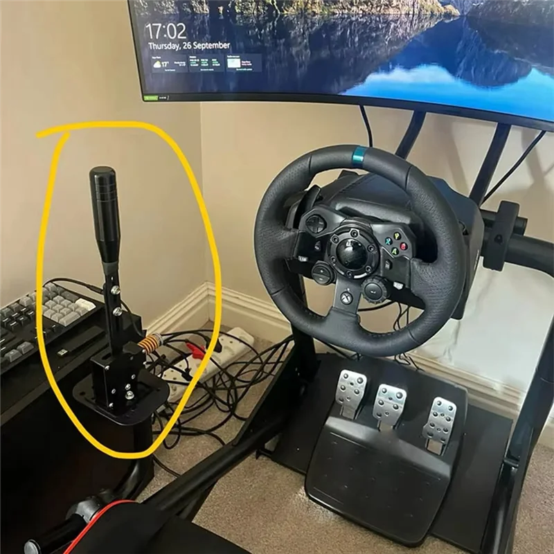 【Daftar Baru】 Rem Tangan untuk Logitech G29/G27/G25 PC Hall Sensor USB SIM Racing untuk Thrustmaster T300 T500 Game Balap Kemudi Wh