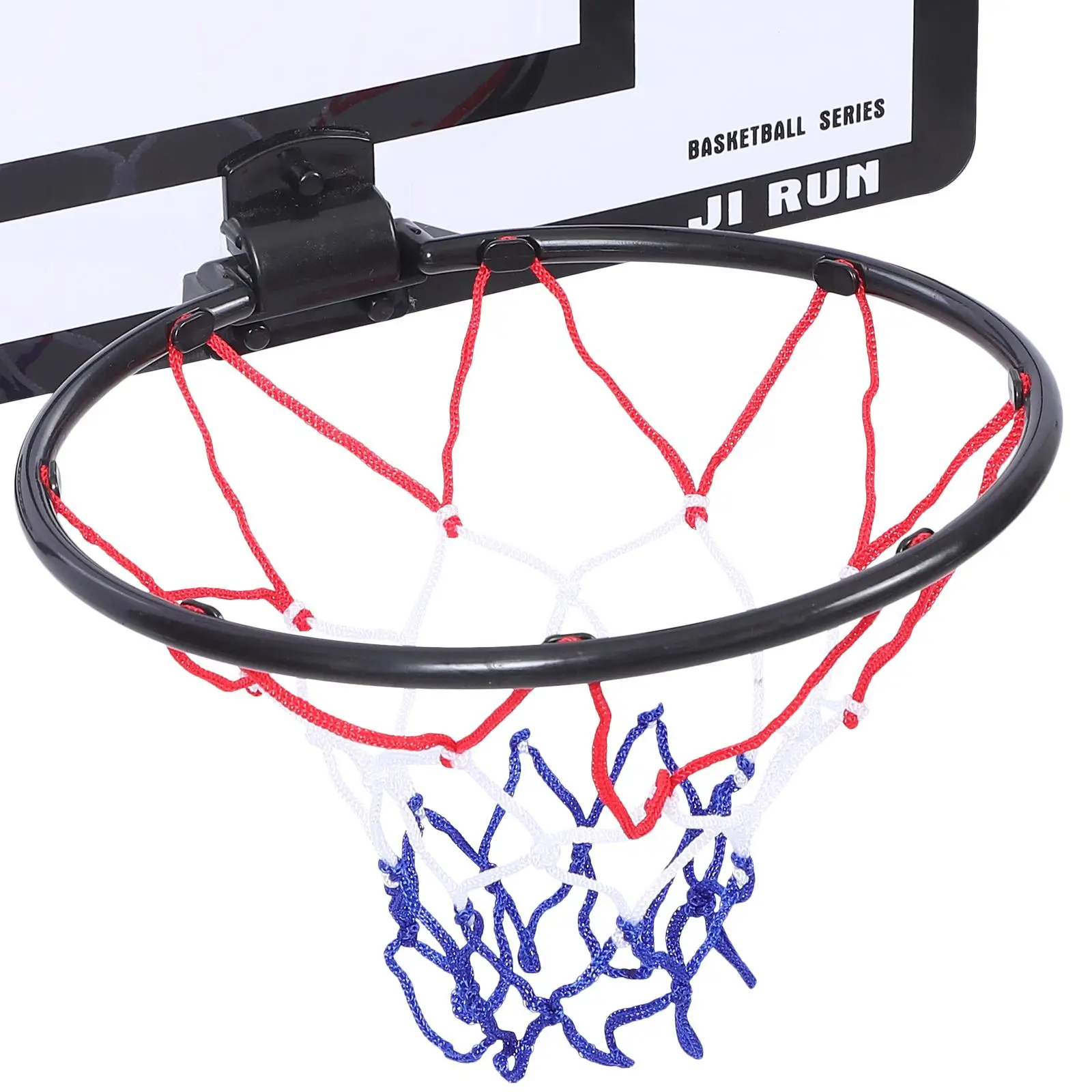 미니 농구대 1세트, 실내 문걸이 스포츠 게임 장비, 튼튼한 프레임, 만화 디자인, 내구성 좋은 농구 장난감, 간편 설치