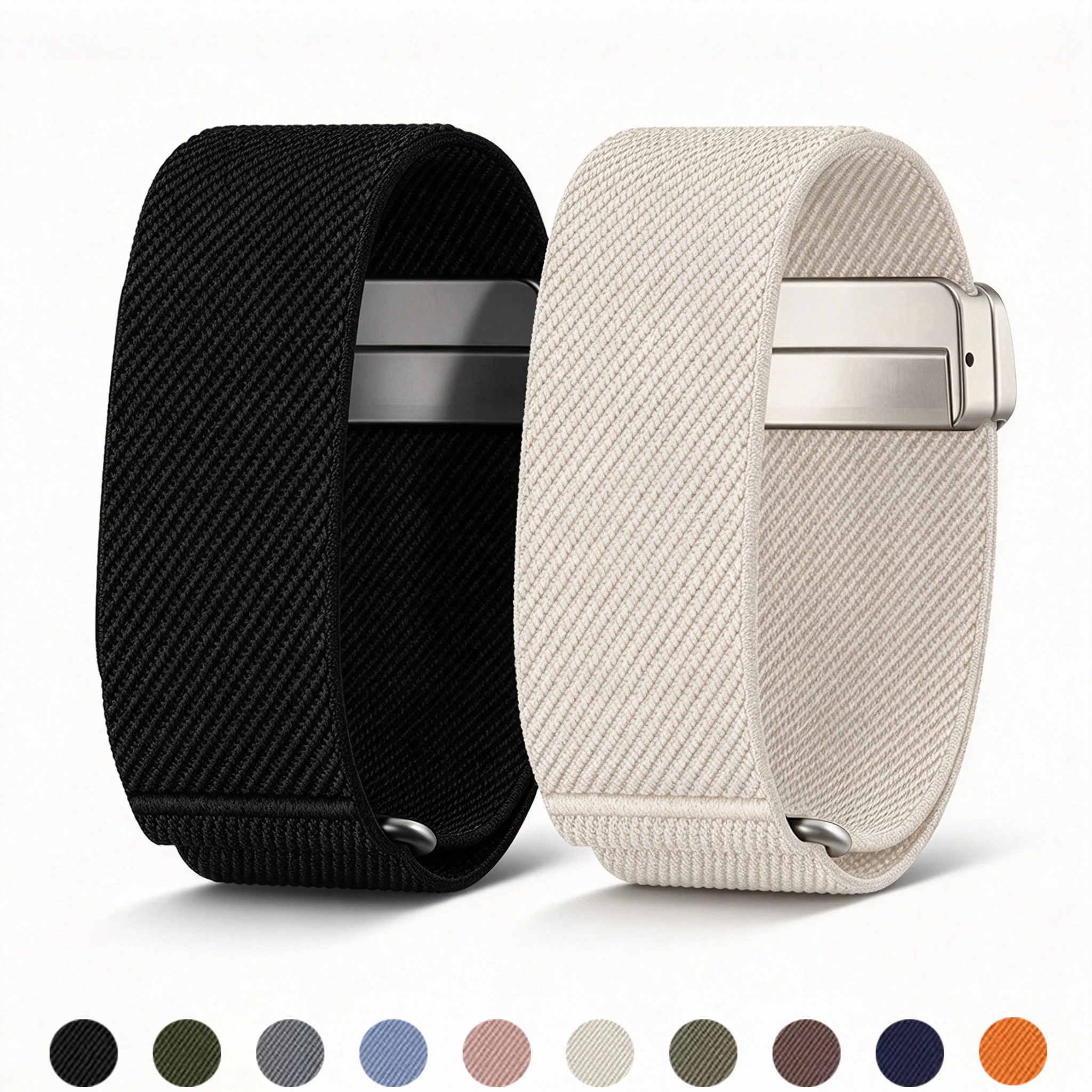 Magnetic Nylon Strap for Garmin CIRQA Smart Band Accessories Breathable Adjustable Elastic Bracelet Correa Garmin CIRQA Band