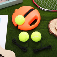 Tennis Practice Rebound Trainer Solo Ball Portable Training Tool Equipment For Beginners Stable Base Elastic Cord Golf Supplies