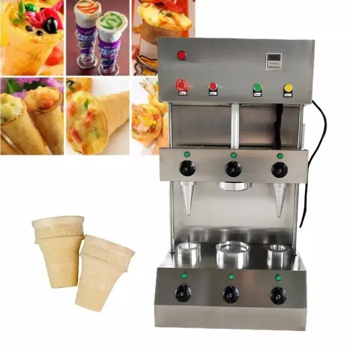 

Hot Sale Small Multifunction Electric Ice Cream Pizza Cone Maker Making Baking Forming Machine