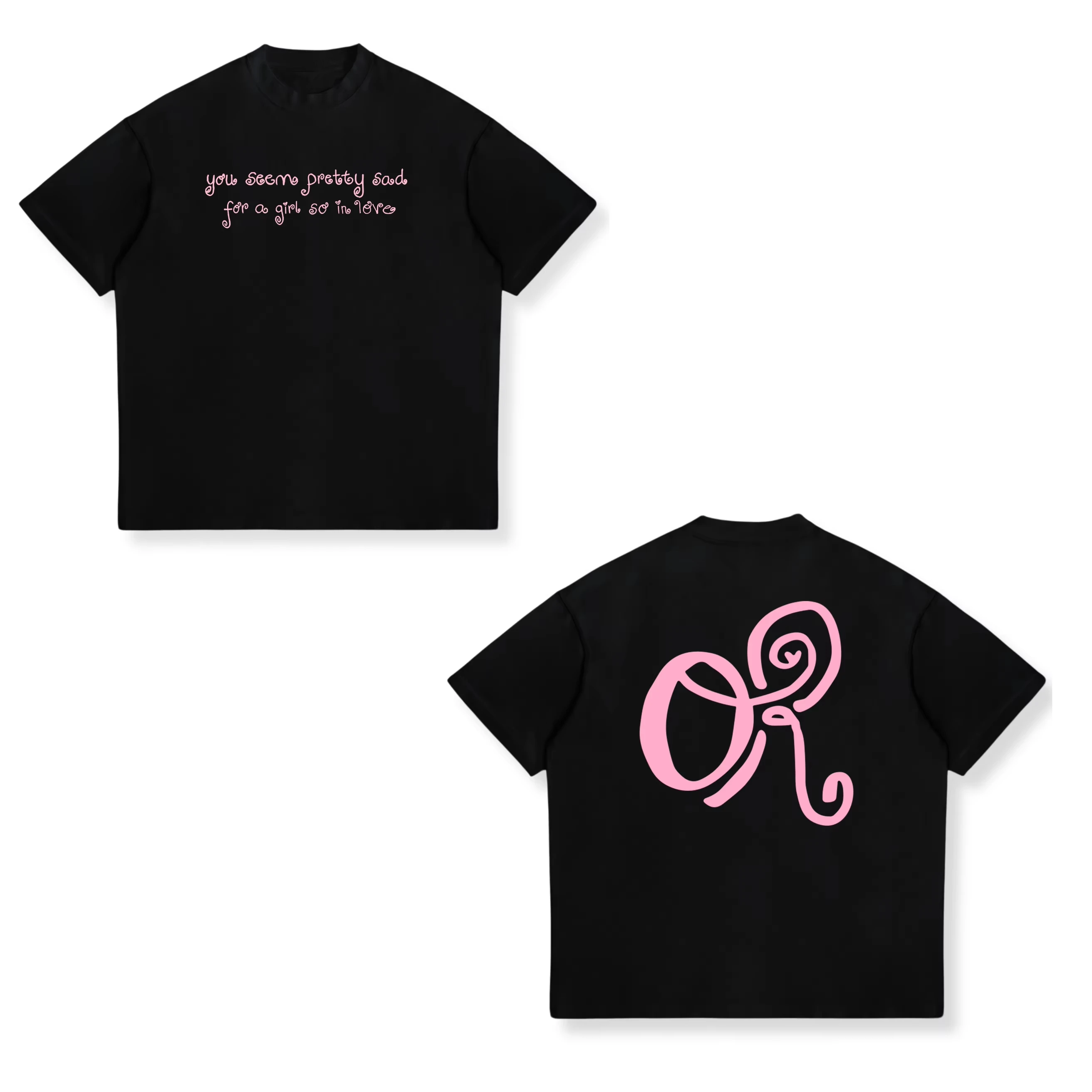 Nueva Camiseta Gráfica Livia You Seem Pretty Sad for A Girl So in Love, Unisex, de Algodón, Estilo Y2K, Oversize, Popular, para Hombre y Mujer