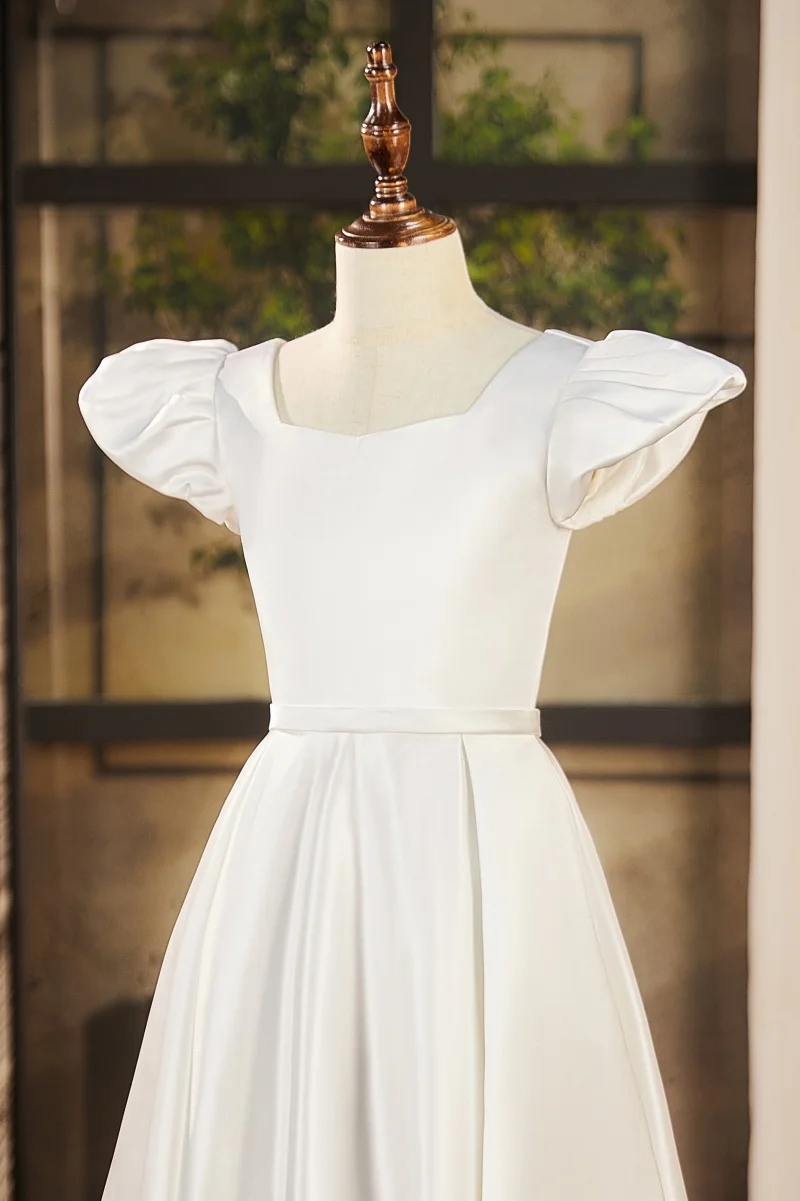 공주 드레스 소녀 고급 드레스 피아노 연주 바이올린 연주 드레스 Kidsren 호스트 Catwalk Dress