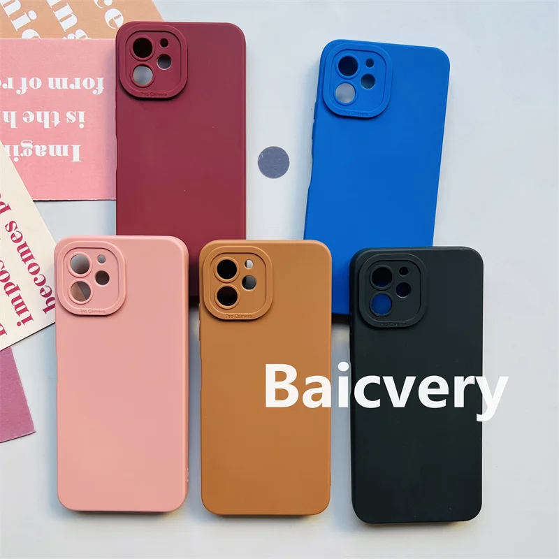 Cover For Huawei NOVA Y61 Case For NOVA Y70 Plus Capas Phone Bumper Shockproof Back TPU Soft Cover For NOVA Y70 Fundas