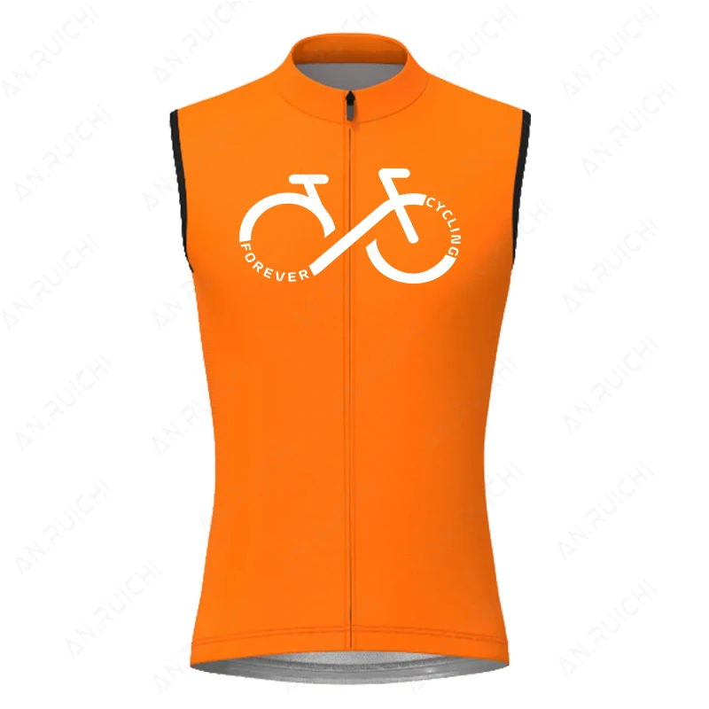 Bicycle Sleeveless Cycling Vest 2023 Men Summer Windproof Breathable Cycling Gilet Winter Warm Bike Jacket Ropa Ciclismo Chaleco