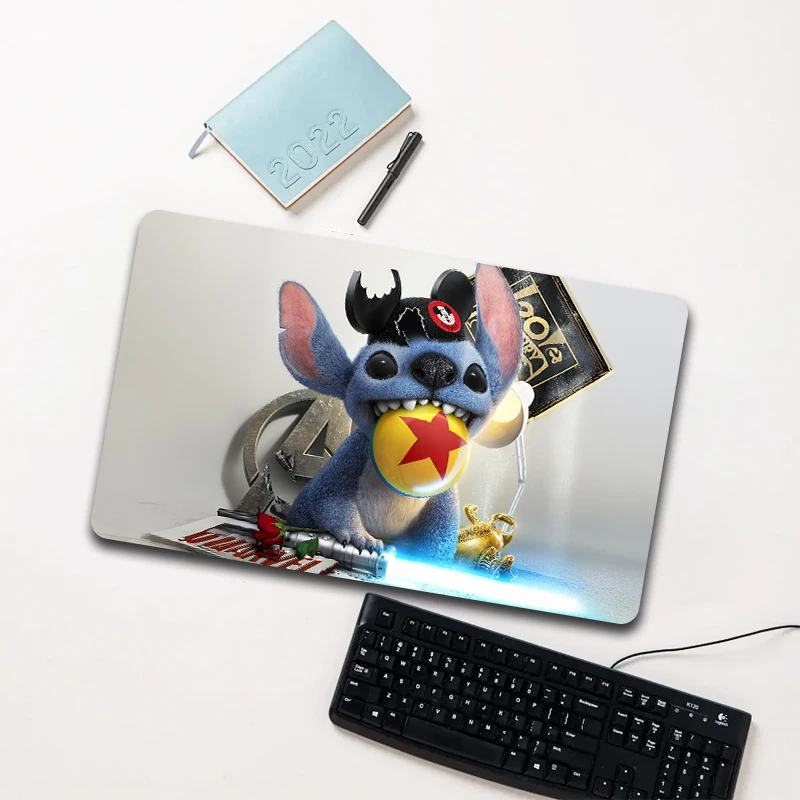 

Disney Lilo & Stitch Crossover Stitch Mouse Pad Large Non-slip Waterproof Desk Mat for Computer Laptop