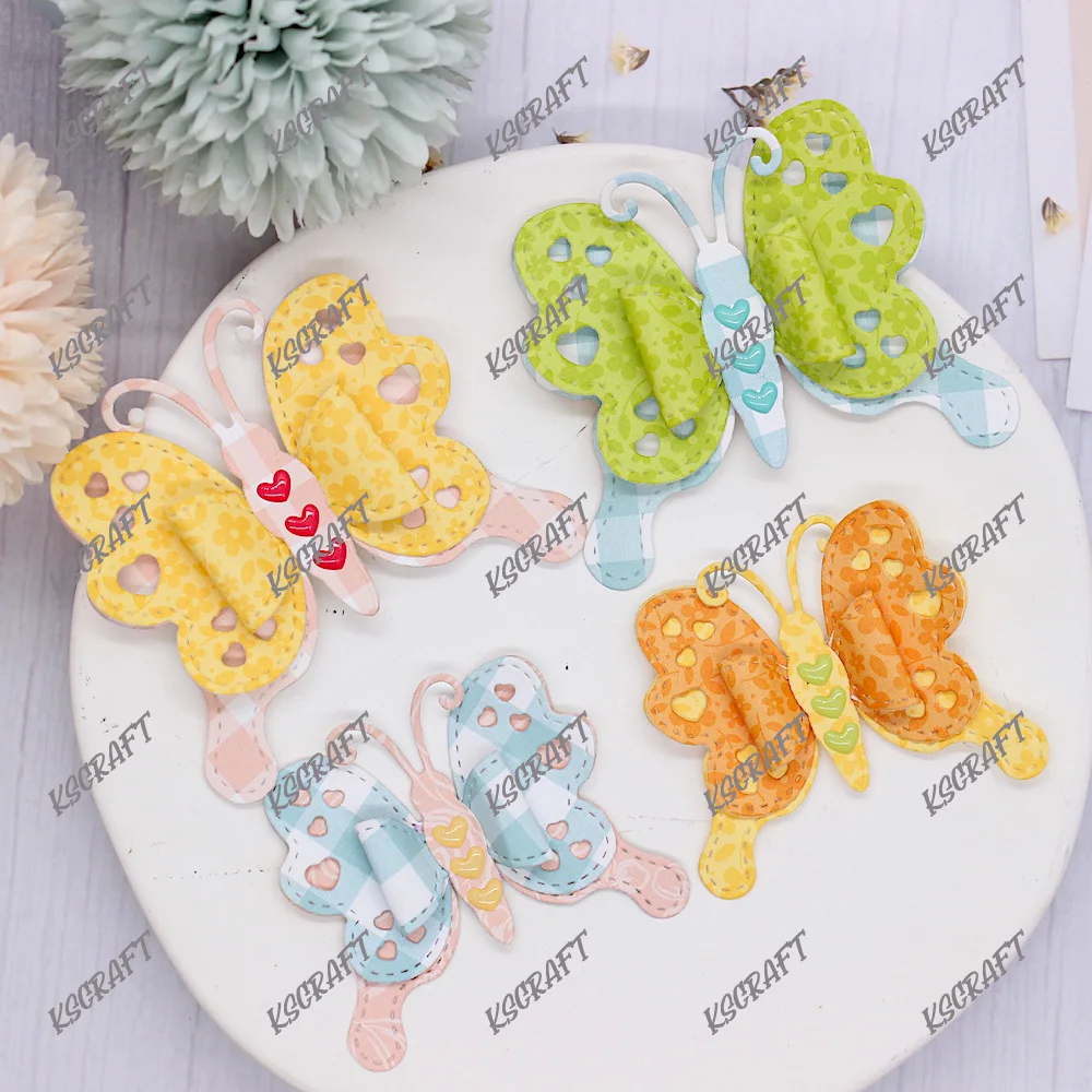 KSCRAFT Butterfly bows Metal Cutting Dies Stencils for DIY Scrapbooking Decorative Embossing DIY Paper Cards