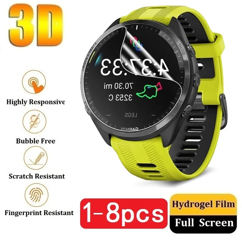 

Protector Film for Garmin Forerunner 965 265 165 Screen Protector for Garmin Forerunner 165 265 265s 965 Film Foil Protection