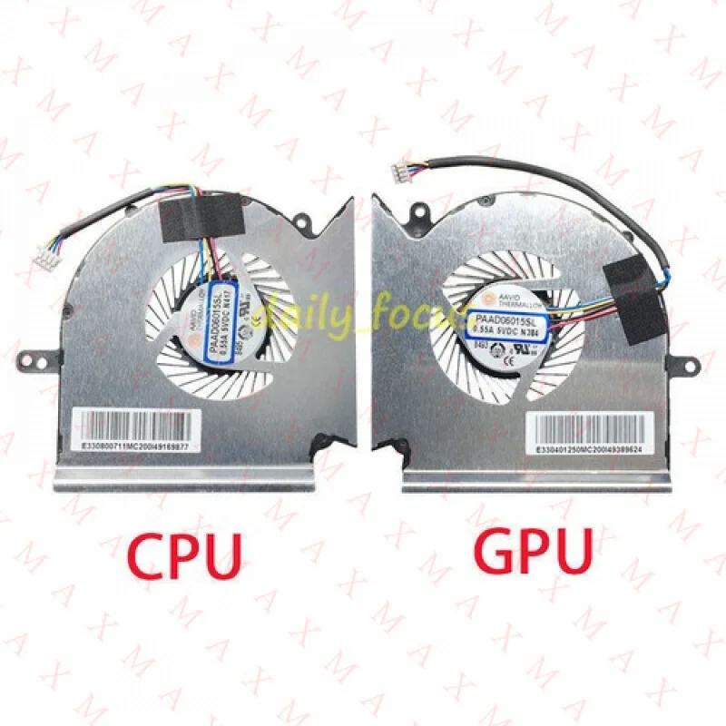 

LL для MSI GE63VR GE73VR GL63 GE63 MS-16P1 MS-17C1 MS-16P7 ОХЛАЖДАЮЩИЙ ВЕНТИЛЯТОР ЦП и графического процессора