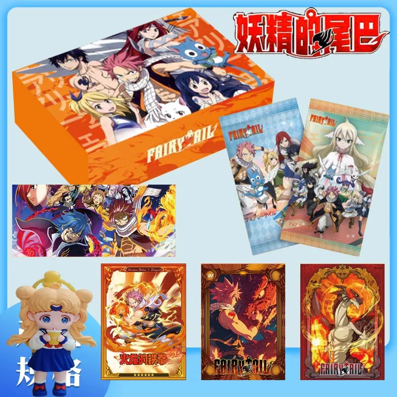 

Newest Fairy Tail Collection Card Lucy Heartphilia Dragneel ACG TCG Japanese Anime Booster Box Doujin Toys And Hobbies Gift