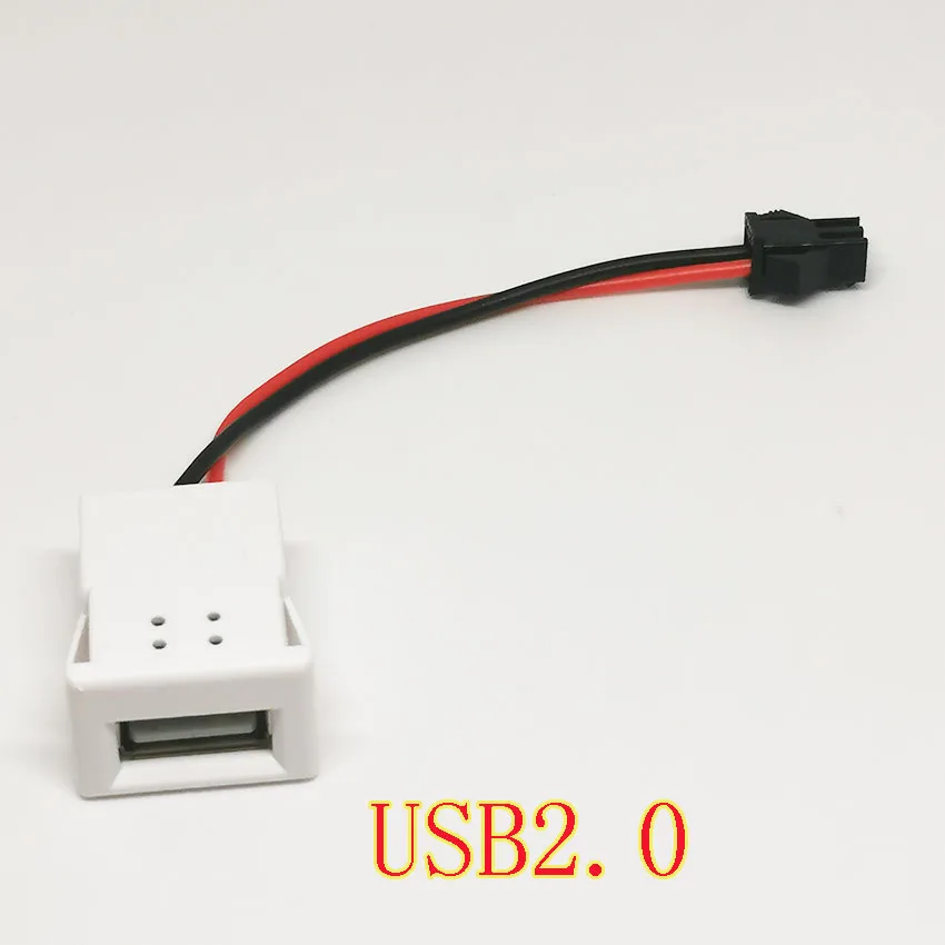 2A USB Type A Standard Port Female Solder Jacks Connector DIY Design Power Charging Socket USB-A type with cable