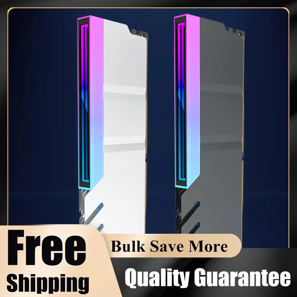 

Радиатор для модуля памяти DDR4 DDR5, охладитель для модуля памяти 5V 3PIN ARGB AURA Sync, алюминиевый сплав, термостойкий, компьютерные аксессуары