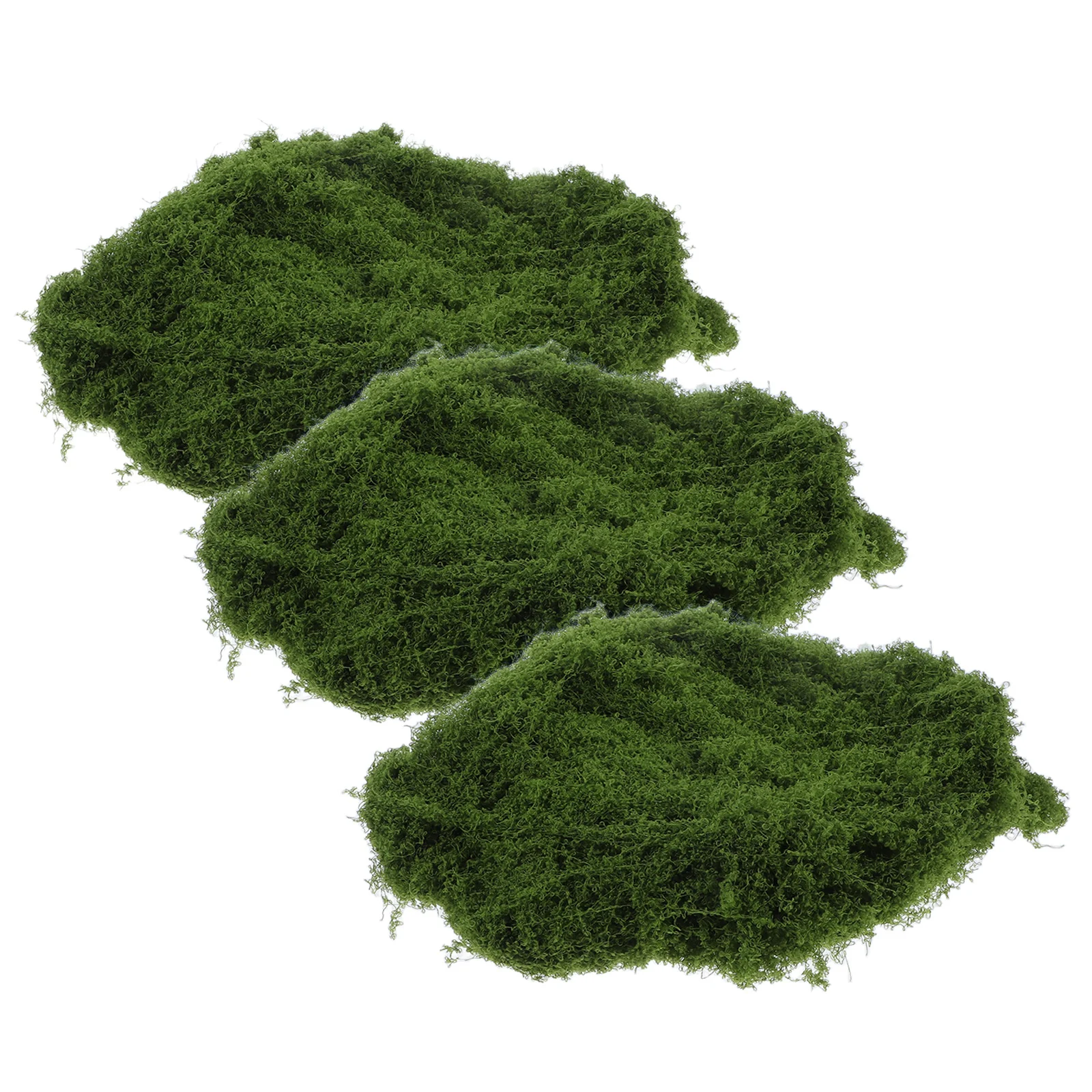 

3pcs Micro Landscape Decoration Artificial Moss For Indoor Plants Fake Green Grass Craft Diy Wall Decor Simulation Landscaping