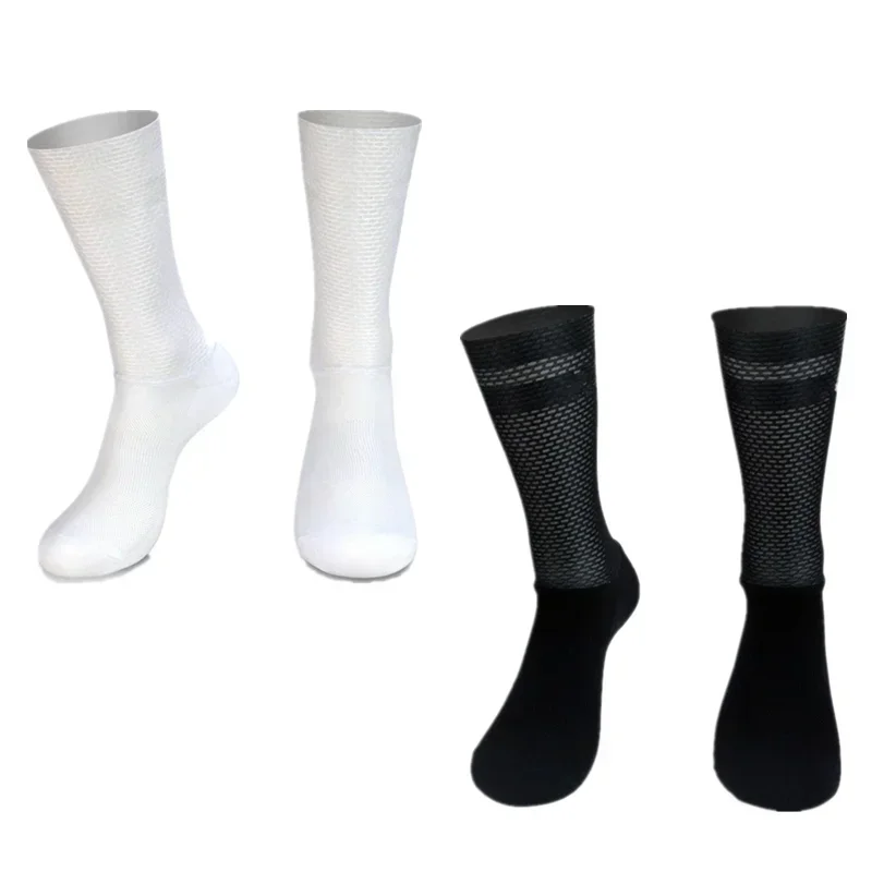 

New Socks Anti Slip Silicone Cycling Socks Men Bicycle Sport Running Bike Socks