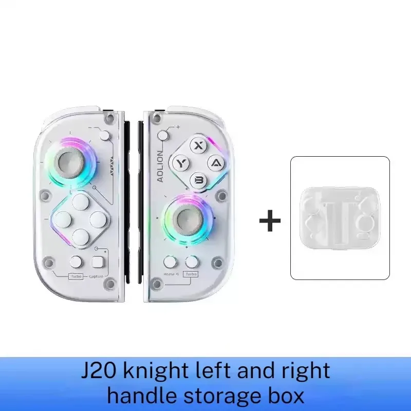 Aolion J20 Knight Wireless Gamepad with Left And Right Switch Hall Joystick Motion Sensing Custom For NS Joycon Game Accessories image 3