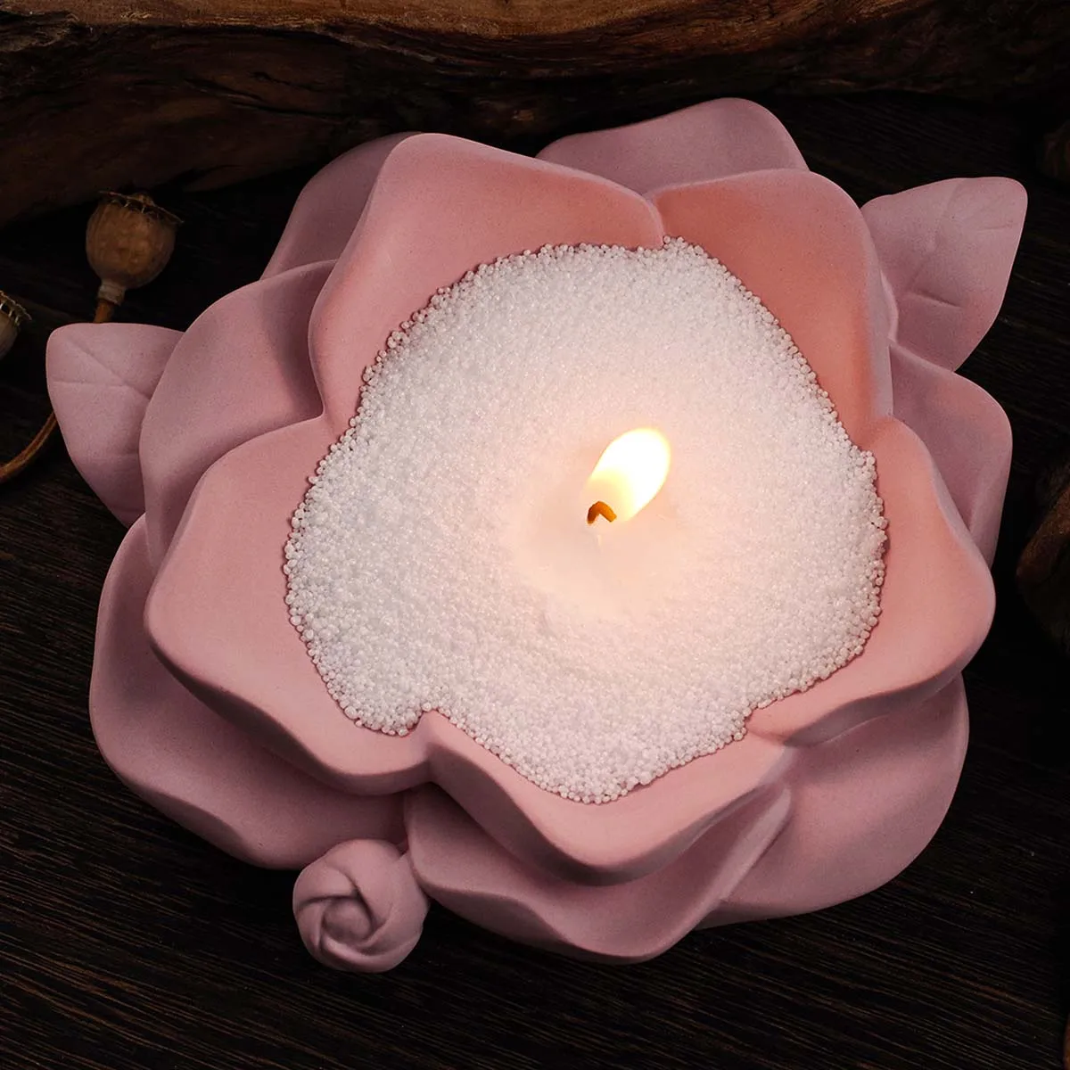 كاميليا روز شمعة السلطانية قالب من السيليكون لتقوم بها بنفسك زهرة شكل عرض لوحة الحرف صنع الجص الراتنج صينية تخزين قوالب ديكور المنزل