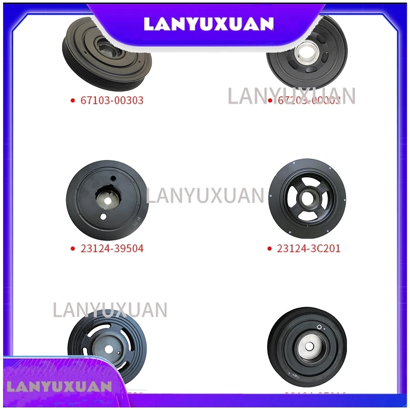 2026 Automotive Engine System Crankshaft Pulley 23124-2f60123124-23772 23124-2e000 Suitable for Hyundai Kia