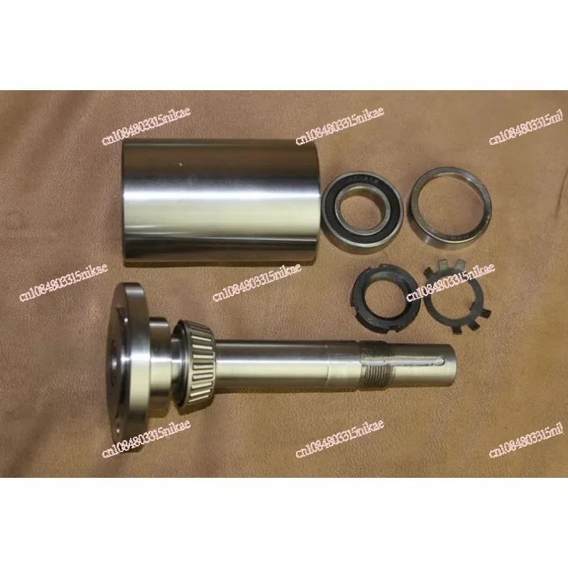 Small lathe spindle High strength lathe Head assembly Tapered bearing with flange without chuck